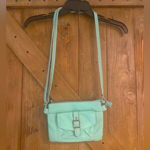 Rossetti Aqua Shoulder Purse